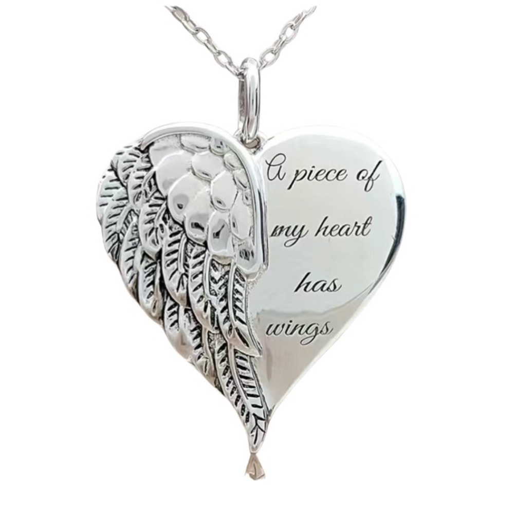 🆕 Silver Necklace - Remember - Picture 1 of 3
